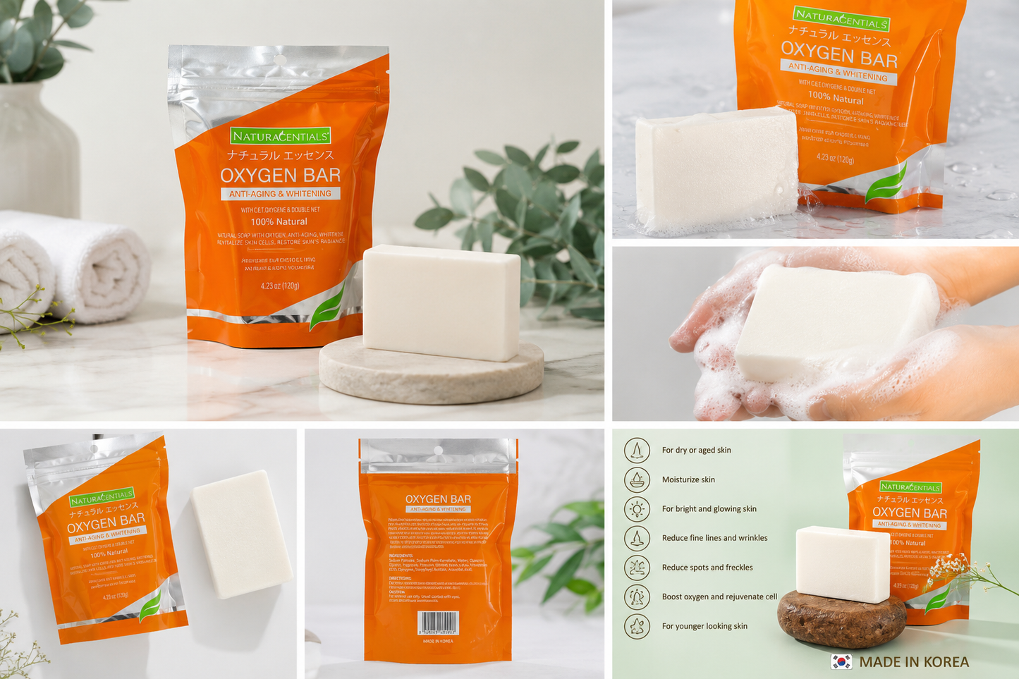 K-SOAP Korean Anti-Aging Oxygen Soap – Premium Skin Care