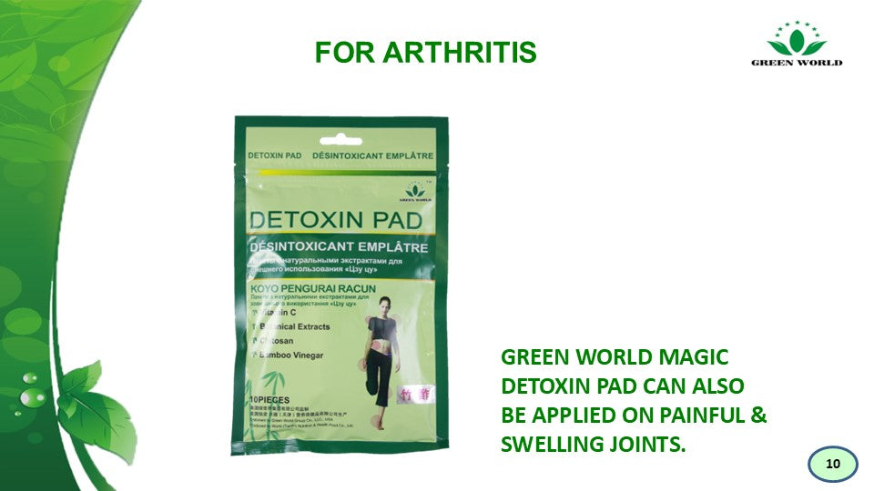 Green World Magic Detoxin Pad – Refresh &amp; Revitalize