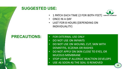 Green World Magic Detoxin Pad – Refresh &amp; Revitalize